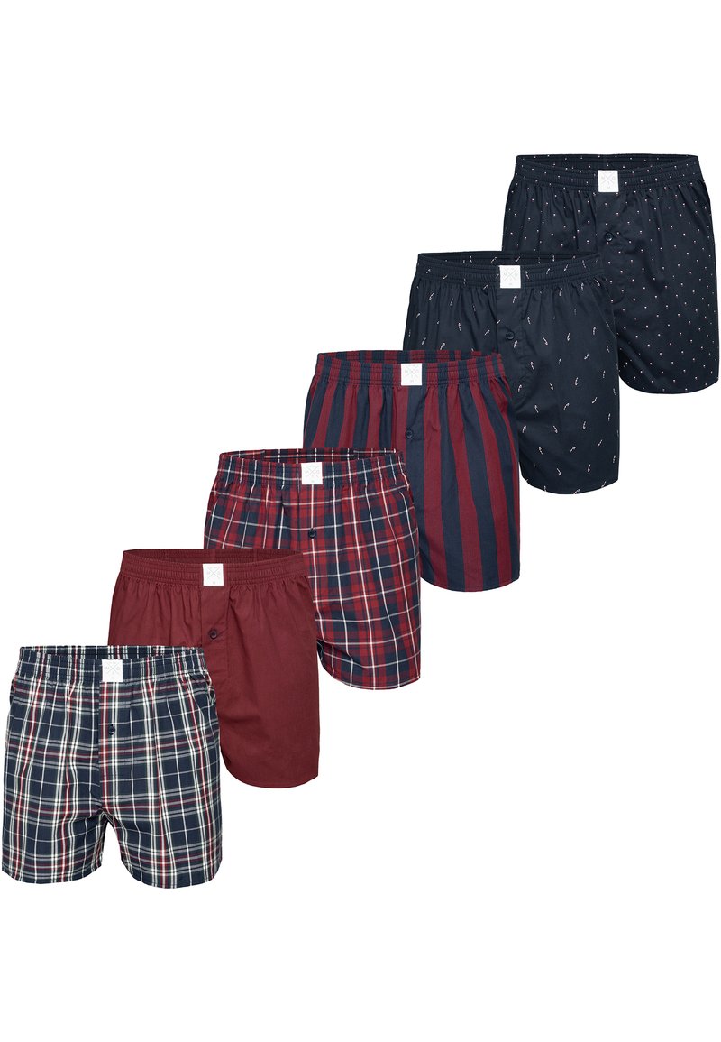 MG-1 6-PACK CLASSIC - Boxer  - red  blue olive