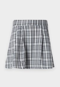 PCJACKIE - Mini skirt - white/black/light grey