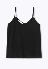 Gilet Recto Verso Gilet Noir Femme Promod Promod À FINES BRETELLES