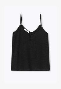 Gilet Recto Verso Gilet Noir Femme Promod Promod À FINES BRETELLES