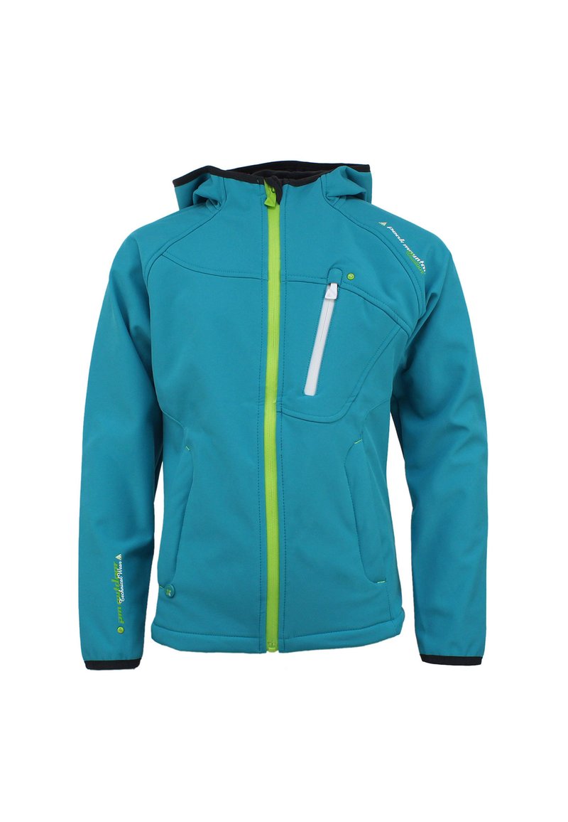 Peak Mountain Veste softshell - turquoise