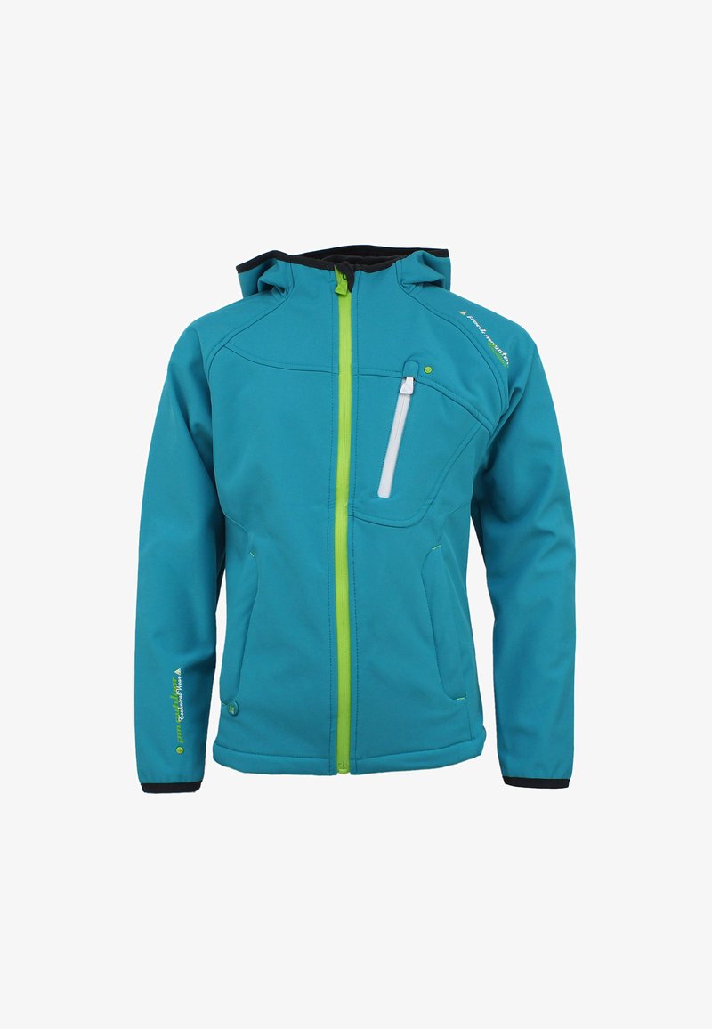 Peak Mountain Veste softshell - turquoise