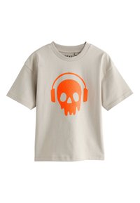 Non sélectionné, stone orange skull