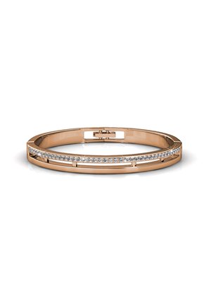 Armband - couleur or rose / cristal