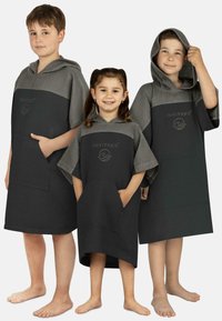 Normani Bademantel - schwarz