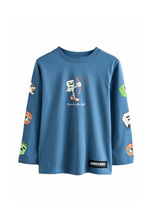 REGULAR FIT - MINECRAFT LONG SLEEVE - Long sleeved top - blue