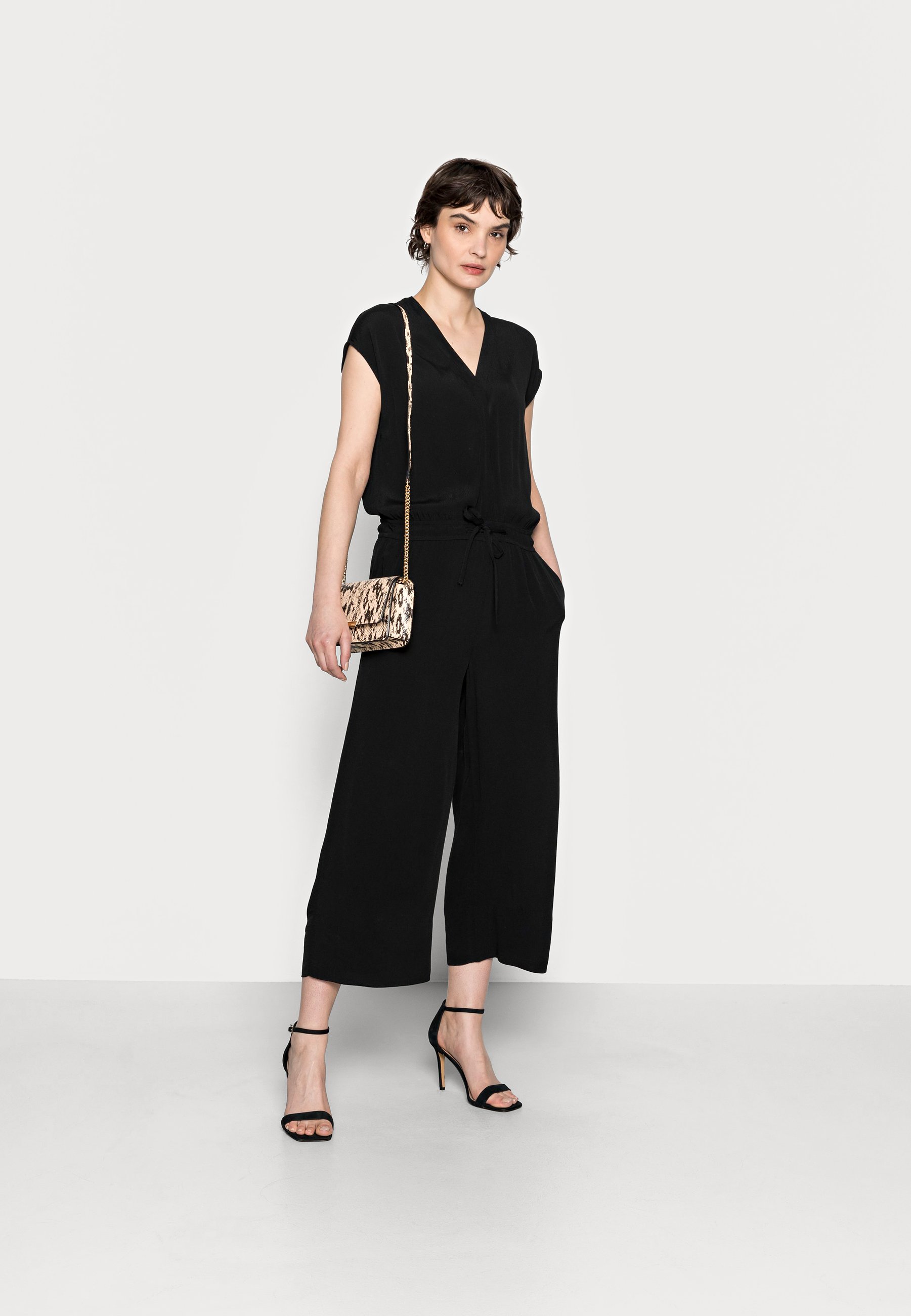 black formal jumpsuit