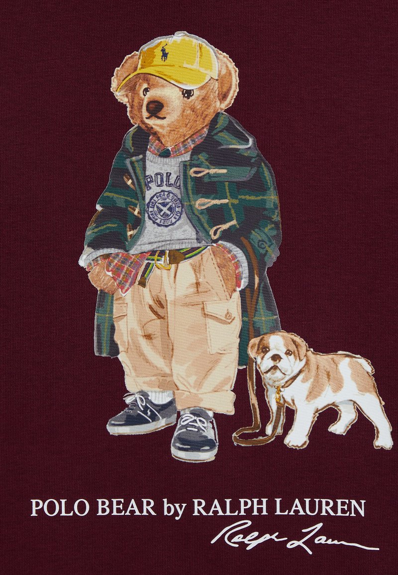 Polo Ralph Lauren POLO BEAR FLEECE HOODIE Hoodie classic wine