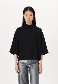 JDY JDYGEGGO LIFE 3/4 HIGHNECK JRS DIA - Camicetta - black