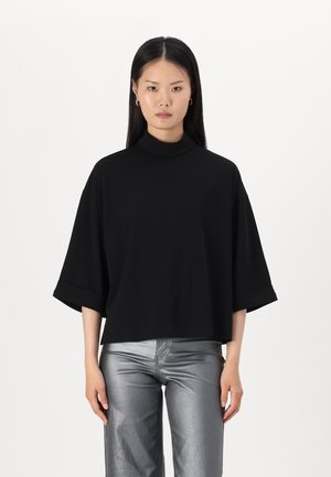 JDYGEGGO LIFE 3/4 HIGHNECK JRS DIA - Blouse - black