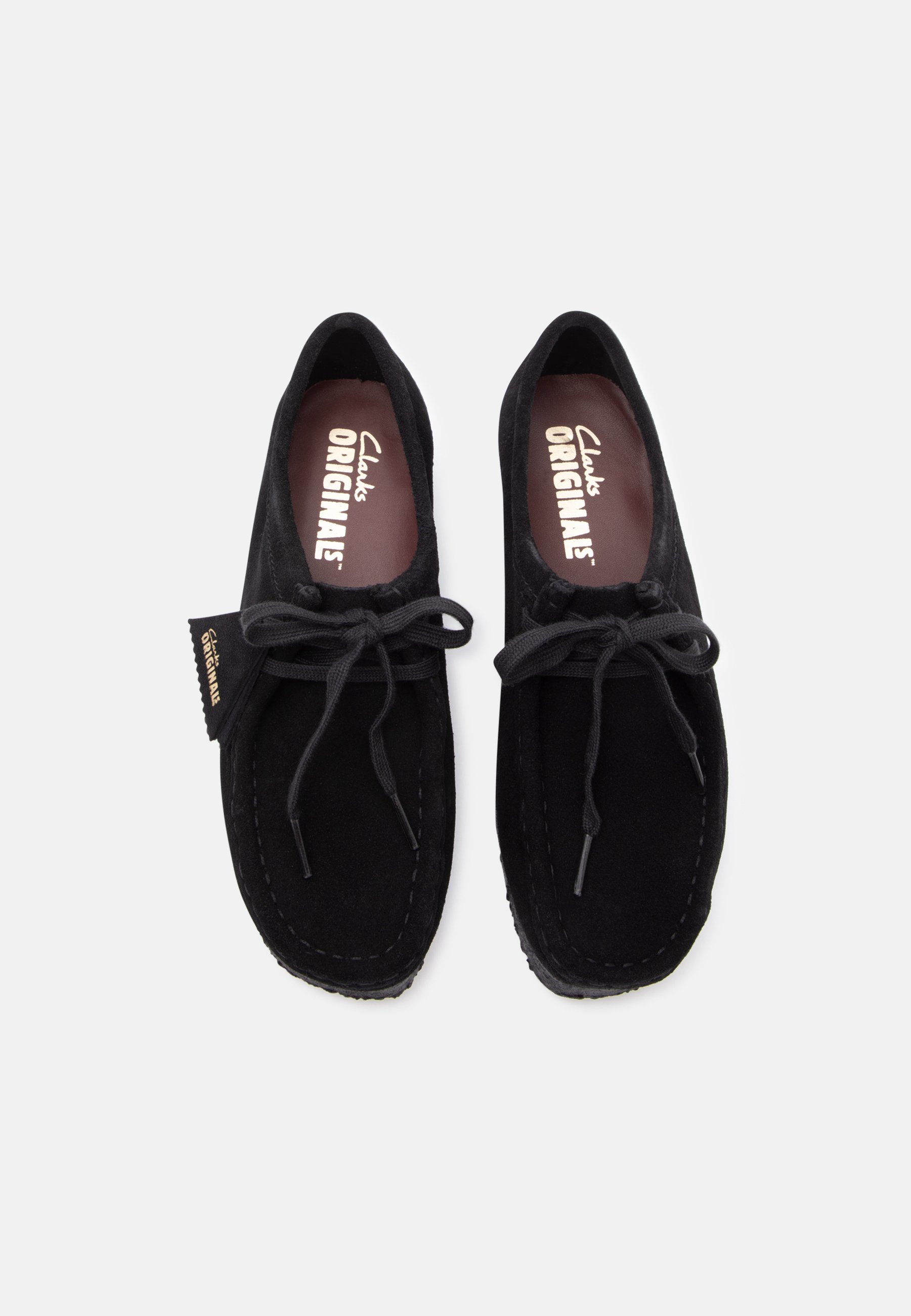 Clarks Originals WALLABEE - Zapatos de vestir - black/negro