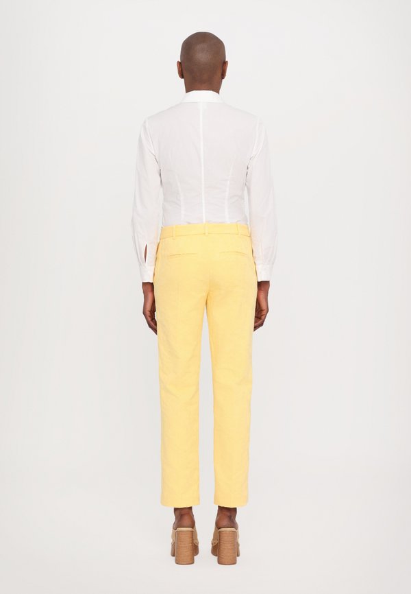 TEXTURED STRAIGHT TAILORED PANTS - Trousers - mimosa4