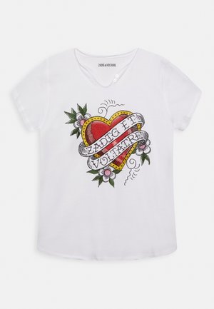 SHORT SLEEVES TEE - Print T-shirt - white