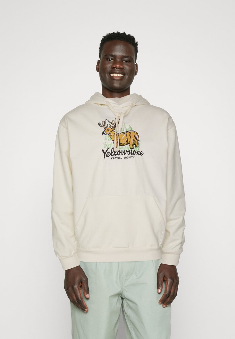 Kaotiko SUD CAP YELLOWSTONE UNISEX Jersey con capucha ivory/crema Zalando.es