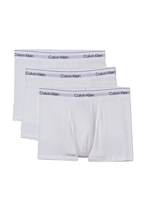 Calvin Klein Underwear TRUNK 3 PACK - Culotte - white, white, white