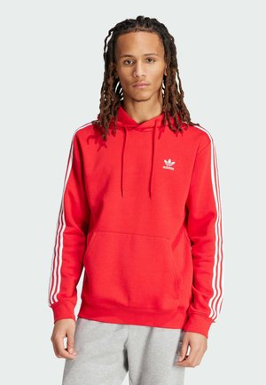 3-STRIPES  - Jersey con capucha - better scarlet