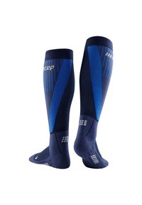 CEP COLD WEATHER COMPRESSION SOCKS RUNNING KNEE HIGH MEN - MADE IN GERMANY - Calze sportive - navy