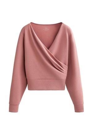 WRAP BRUSHED - Sweater - pink