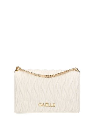 PARIS CON LOGO IN METALLO - Borsa a tracolla - avorio