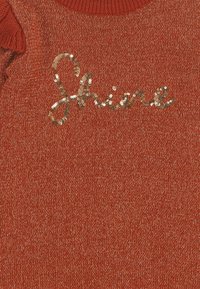 UBS2 APLICACIÓN LENTEJUEL - Stickad klänning - naranja