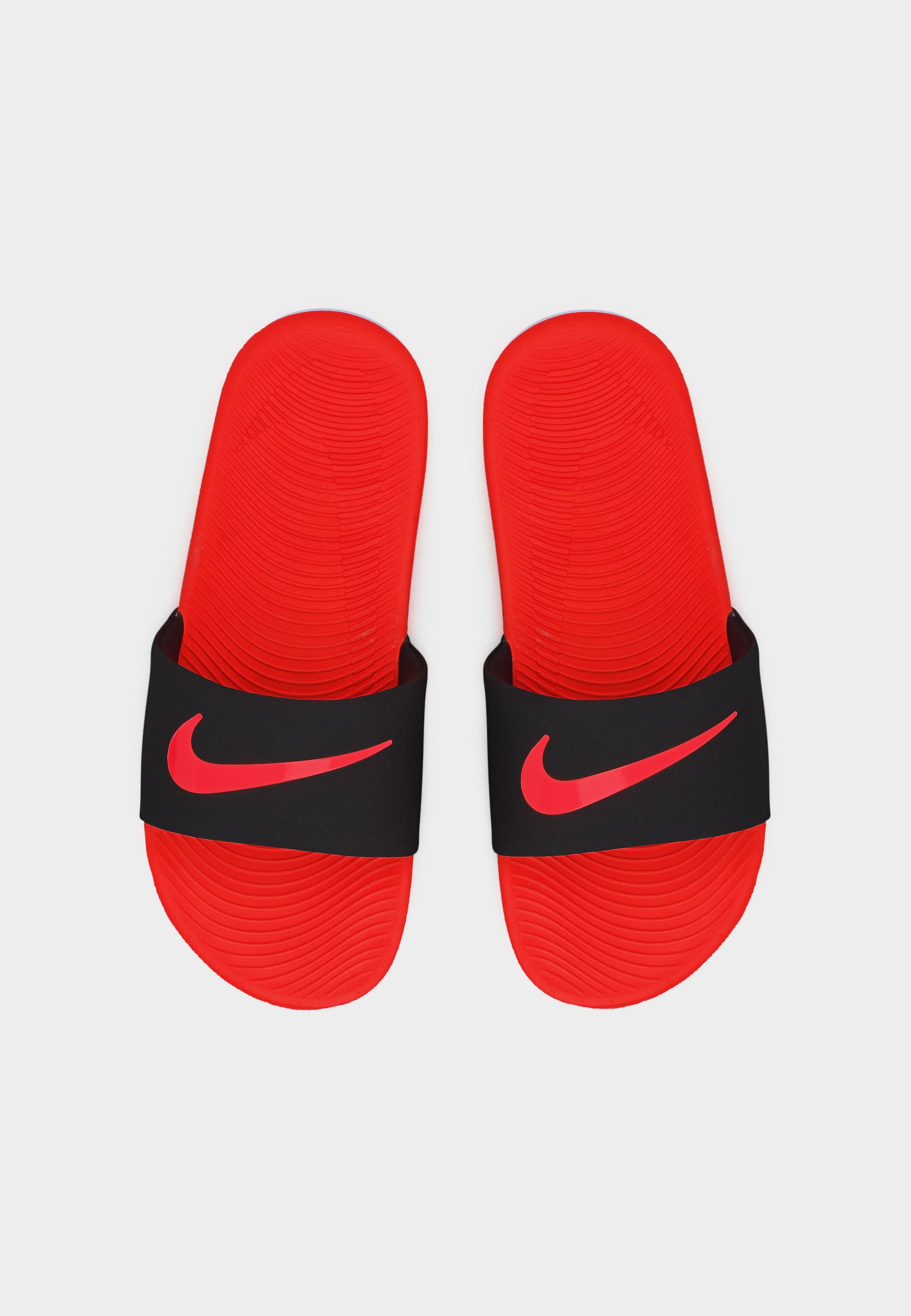 red black and white nike slides