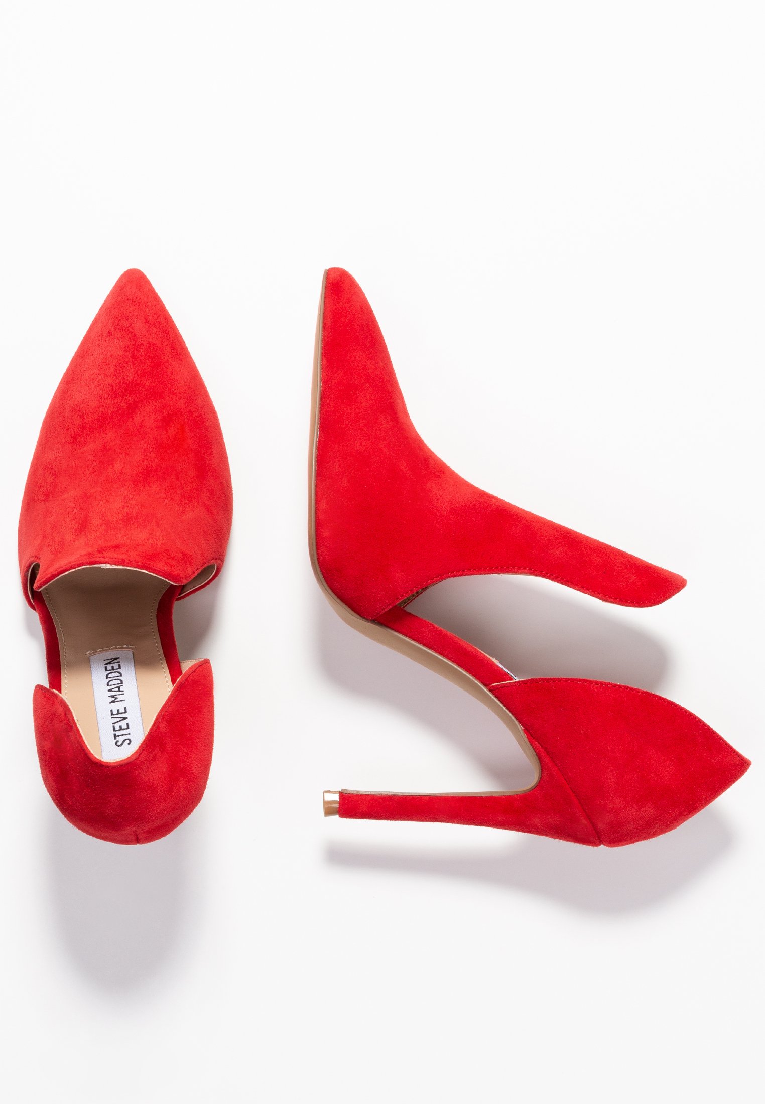 steve madden red pumps