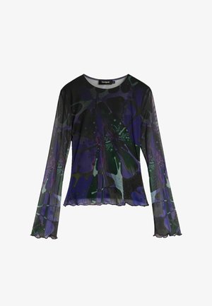 Desigual, PRINTED KNIT T-SHIRT M. C. LACROIX - Bluse - purple