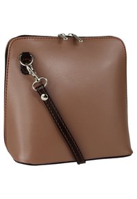 DrachenLeder Umhängetasche - taupe, braun