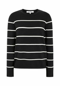 Soft Rebels MARLA ROLL EDGE STRIPE - Pullover - black