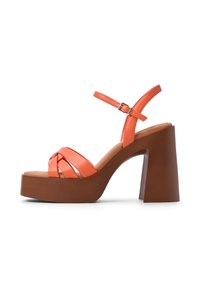 TWO-PIECE SOLENIA - Korolliset sandaalit - medium orange