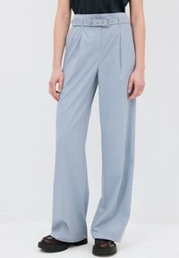 WIDE LEG WITH SIDE POCKETS - Housut - blue