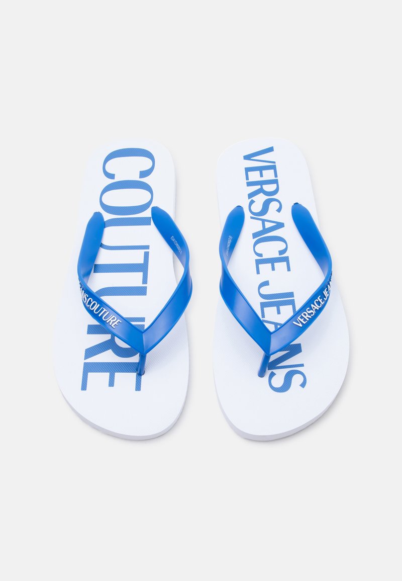 Versace Jeans Couture FONDO - T-bar sandals - white/sea  display picture 2