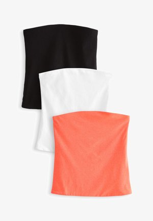 Next 3 PACK BANDEAU BOOBTUBES - Linne - multi/white/black stripe
