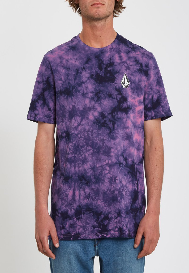 Herren T-Shirts basic | Volcom ICONIC DYE T-Shirt print blueprint/blau - RY11070 Herren T-Shirts basic | Volcom ICONIC DYE T-Shirt print blueprint/blau - RY11070