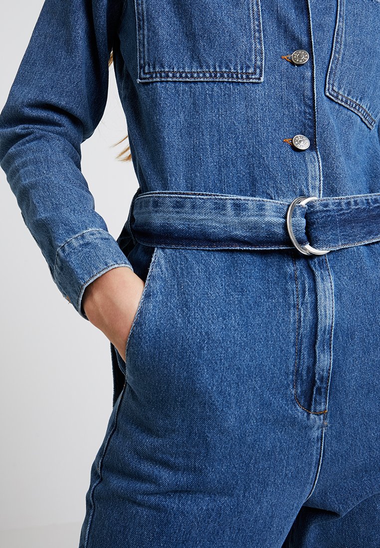 na kd jeans jumpsuit