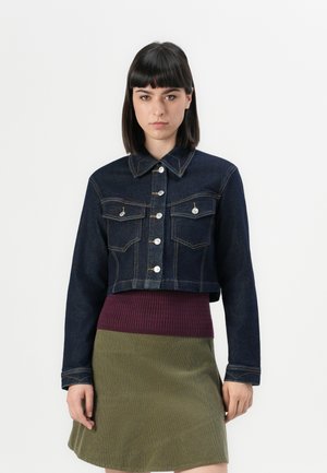 ONLHEATHER  WESTERN JACKET - Denim jacket - dark blue denim