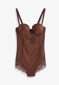 Unselected, chocolate brown