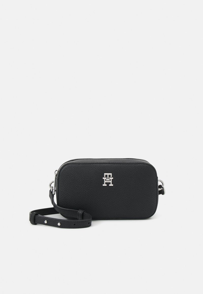 Tommy Hilfiger - EMBLEM CAMERA BAG - Cross body bag - black, Enlarge