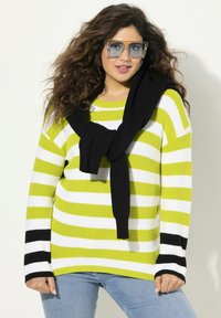 Ulla Popken LONG SLEEVE - Maglione - apple green