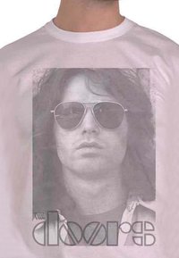Paradiso Clothing THE DOORS MORRISON AVIATORS  - Print T-shirt - white