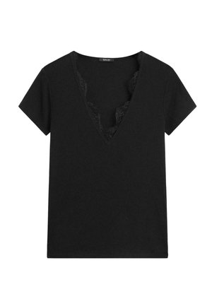 Massimo Dutti, T-shirt basic - black