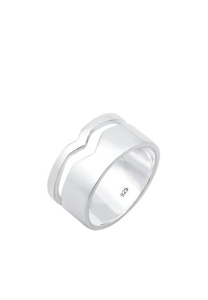GEO CUT-OUT BASIC TREND - Ringe - silver coloured