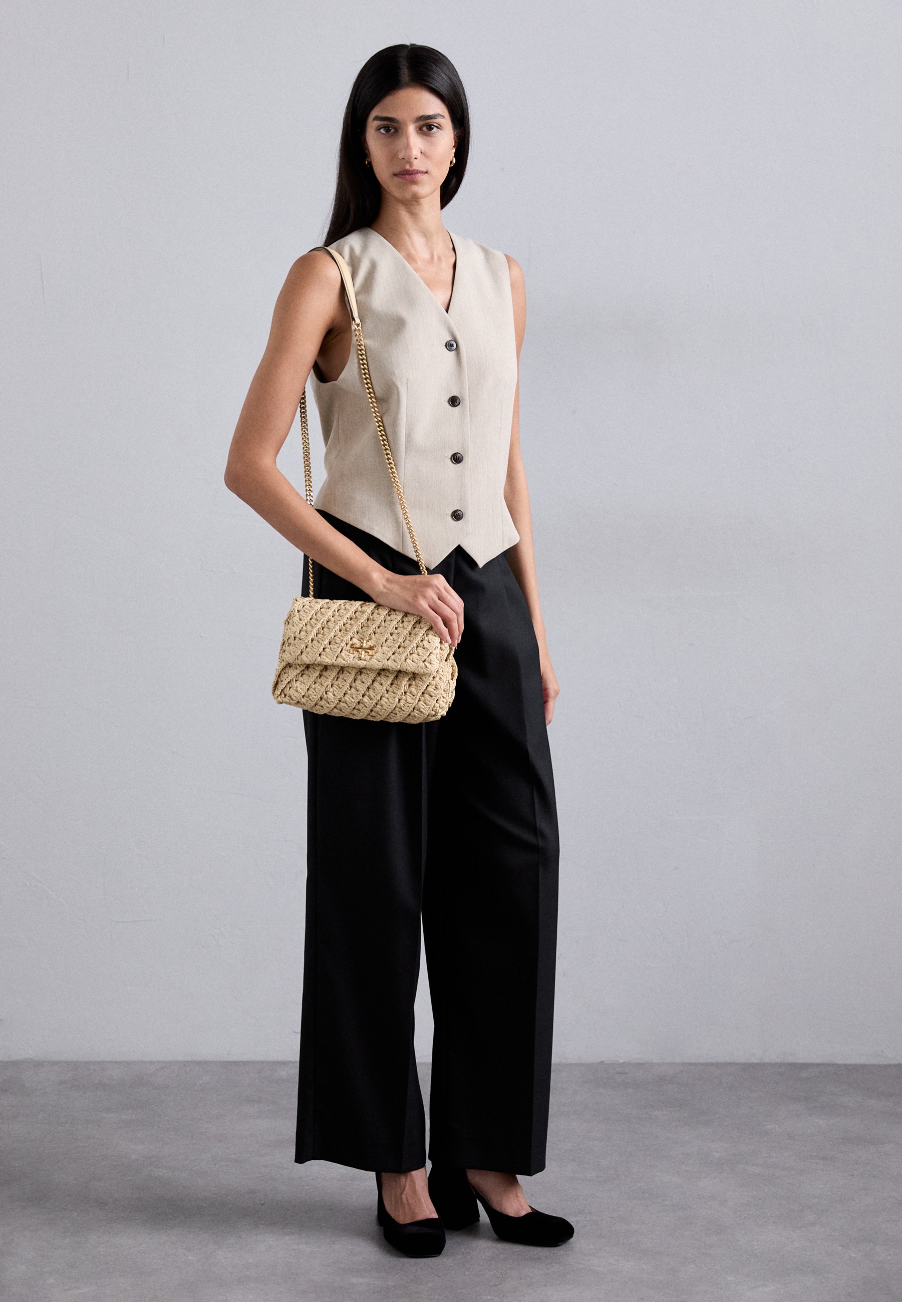 Tory Burch KIRA SMALL CONVERTIBLE SHOULDER BAG - Geantă crossbody