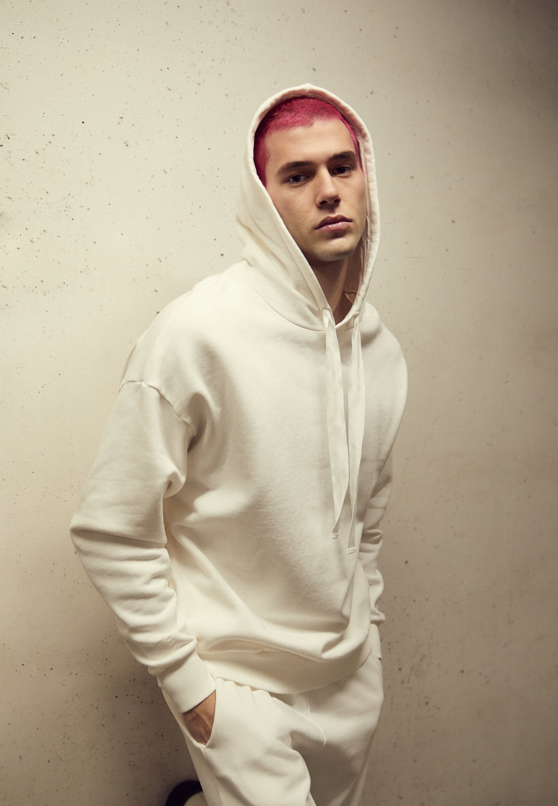 Not Just A Label Hoodie Sweatshirt offwhite, Men's, Size: Large, Off-White