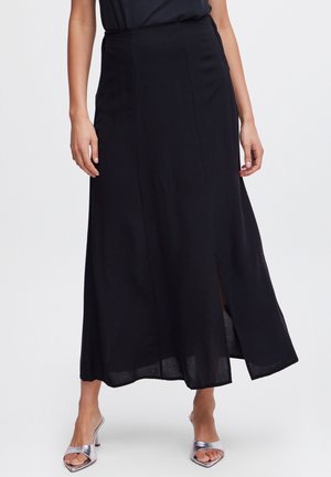 b.young SLIT - Maxi sukně - black