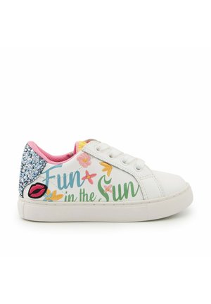 Bons Baisers Paris MINI SIMONE BARBIE FUN IN THE SUN. - Baskets basses - blanc