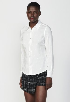 Hemdbluse - blanco