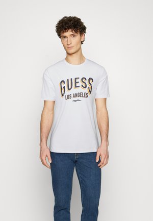 SIGNBOARD - T-shirt con stampa - pure white