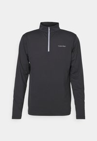 NEWPORT HALF ZIP - Topper langermet - black