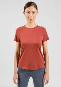 ODLO CREW NECK SS ESSENTIAL 365 - Sports T-shirt - spiced apple melange
